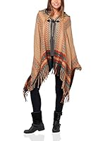 Peace & Love Poncho (Marrón)