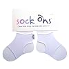 Sock Ons - 6-12 months New Larger Size- Colour WHITE