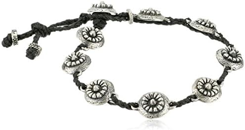 Love Heals Pintail, White Braided White Bronze Beads Bracelet