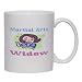 Martial Arts Widow Mug for Coffee / Hot Beverage (choice of sizes and colors)