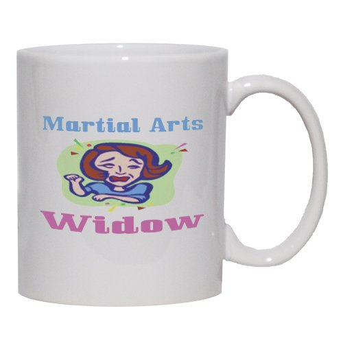Martial Arts Widow Mug for Coffee / Hot Beverage (choice of sizes and colors)