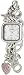 XOXO Women's XO7027 Silver Dial Silver-tone Charm Bracelet Watch