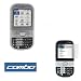 Palm Treo Centro 690 Smartphone Accessory Bundle - Flexible Soft Clear Silicone Case + Premium Clear Reusable LCD Screen Protector with Lint Cleaning Cloth by Ikross