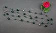 Swarovski Crystal Necklace, 45" - Emerald Green (Audrey)