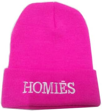 Homies Beanie Hat Pink