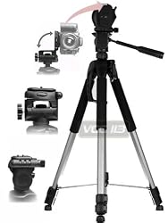 Zeikos ZE-TR101A 72-Inch Photo / Video Tripod includes Deluxe Carrying Case for Use with Camcorders and Digital Cameras