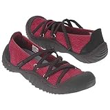 J-41 Footwear Women's Sideline-Natural (Red/Black Cord. 10.0 M)