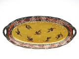 Certified International French Olives Fish Platter, 20-1/2-Inch by 9-1/2-Inch
