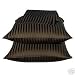 MARRIKAS 300TC Egyptian Cotton PillowCase Pair (2) STANDARD CHOCOLATE STRIPE