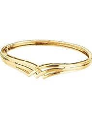 Hinged Bangle Bracelet in 14k Yellow Gold