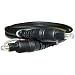 12' OPTICAL TOSLINK DIGITAL FIBER OPTIC AUDIO CABLE
