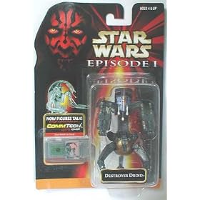 Star Wars Episode I Battle Damaged Destroyer Droid Action Figure