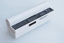 Repalcement netbook battery for Asus Eee PC 900A 900HD 900HA 701SD AL22-703 8-cell 8800mAh Netbook PCs (Color: White)