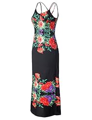 A-line Strapless Vintage Slit Tie Dye Print Elasticized   Waistline Cotton/Polyester/Rayon/Spandex Maxi Dress 