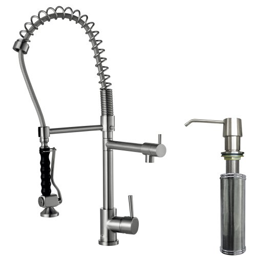 Reviews Vigo Vg02007stk2 Pulldown Kitchen Spray Faucet Steel