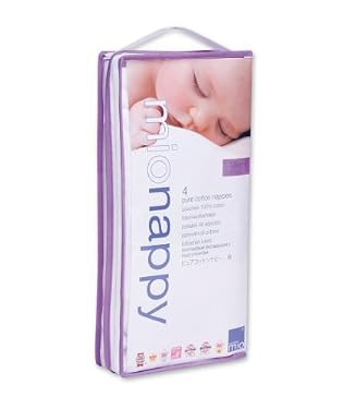 Bambino Mio Prefold nappy - Size 3 (35+ lbs) White
