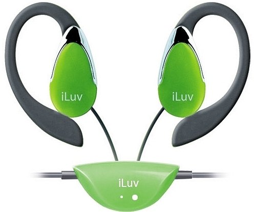 iLuv (アイラブ) i201GRN 耳かけ式カナル型ステレオイヤホン グリーン iLuv-i201GRN