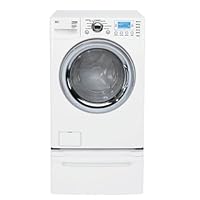 LG : WM2688HWMA 27 Front-Load Steam Washer - White