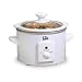 Maxi-Matic MST-250XW Elite Cuisine 1-1/2-Quart Round-Shaped Slow Cooker, White