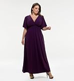 Kiyonna Plus Size Grecian Maxi Dress