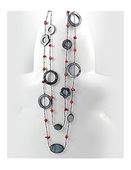 Cotton Mother of Pearls Dyed Necklace