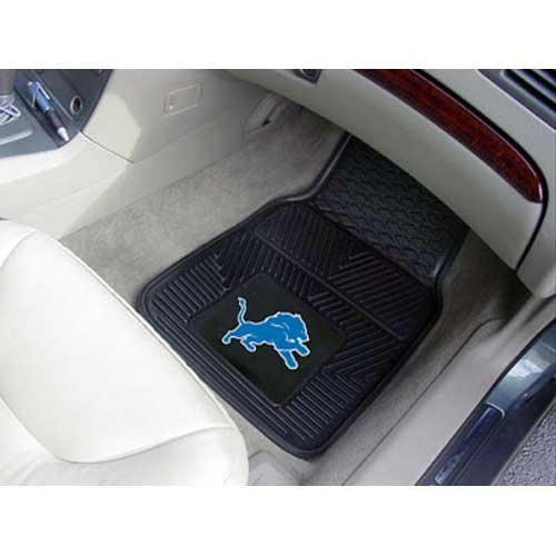 Nifty 8895 NFL-Detroit Lions Vinyl Universal Heavy Duty Fan Floor Mat