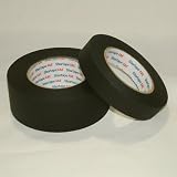 Shurtape CP-743 Matte Black Paper Tape (aka Permacel P-743): 1 in. x 60 yds. (Black)
