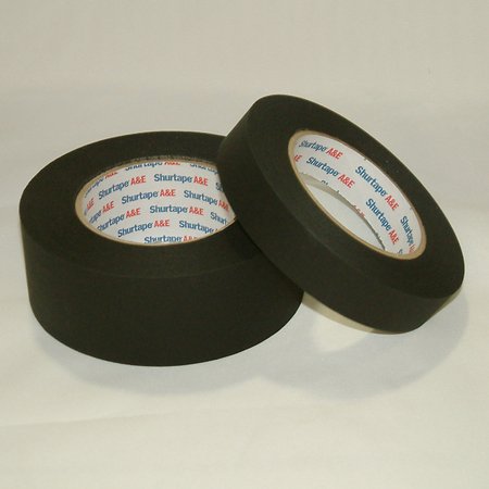 Shurtape CP-743 Matte Black Paper Tape (aka Permacel P-743): 3/4 in. x 60 yds. (Black)