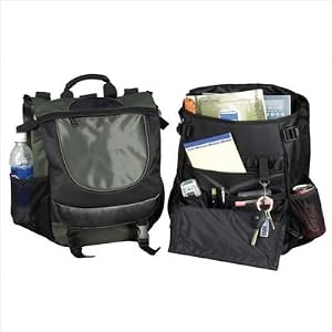 GOODHOPE Bags Concord Vertical Briefcase / Backpack 3255 Color: Olive Green