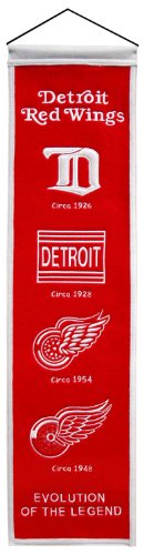 NHL Detroit Red Wings Heritage Banner