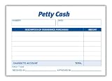 TOPS 3008 Received Of Petty Cash Slips, 5 X 3-1/2, 50 Sheets/Pad, 12 Pads/Pack