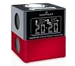 Naf Naf Wake Up V2 Radiowecker mit 2 Weckzeiten rot/schwarz