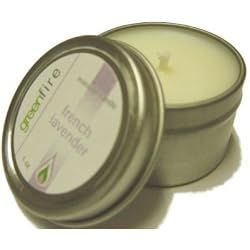Greenfire 2pk All Natural Massage Oil Candles, French Lavender and Rosewood Chamomile Ylang Ylang (Size: 1 fl. ounce each)