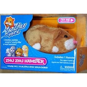 Zhu Zhu Pets Hamster Mr. Squiggles - Light Brown