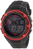Armitron Men's 40/8240RED Black Resin Metalic Red Bezel Chronograph Watch