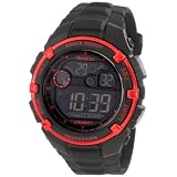 sport watch Armitron Men s 40 8240RED Black Resin Metalic Red Bezel Chronograph Watch Watch sport watch