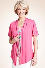 Classic Collection Floral Mock Layer Jersey Top
