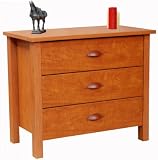 Chest of Drawers - 3 Drawer (Cherry) (24.75H x 28.5W x 16D)
