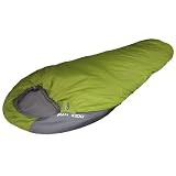 High Peak Mumienschlafsack Pak 1000 grün/dunkelgrau