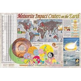 American Educational Products World Meteorite Impacts Poster