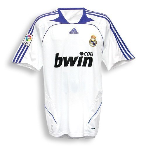 Real Madrid 07/08 Home Soccer Jersey