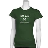 Mississippi State Bulldogs Green Ladies Naturally Lucky Slim Fit T-shirt