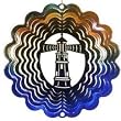 SunSationsTM Medium Lighthouse Wind Spinner - Color: Blue/Copper