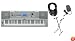 Yamaha DGX-230 Keyboard Bundle, 76 Keys - Includes Professional Headphones, Keyboard Stand, and Power Supply