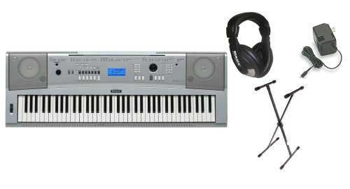Yamaha DGX-230 Keyboard Bundle - 76 Keys - Includes Professional Headphones - Keyboard Stand - and Power Supply product image