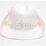 Sophias Style Girls White Cowgirl Straw Hat Dress Up Girl 4-16