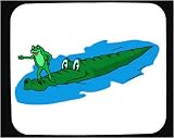 Mouse Pad with alligator, swimming, frog, animal