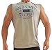 G189 Golds Gym Sleeveless T Shirt training logo