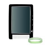 Amazon Kindle DX E-Book Reader Silicone Skin Rubber Cover (BLACK) + A Live*Laugh*Love Wrist Band!!!