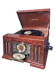 Crosley CR72 Mission Stack-O-Matic Entertainment Center- Paprika